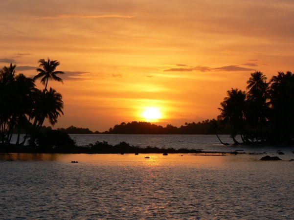 101- Coucher de soleil au lagon bleu 